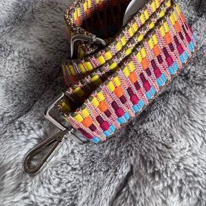 Colorful Patterned Bag Strap Embroidered
